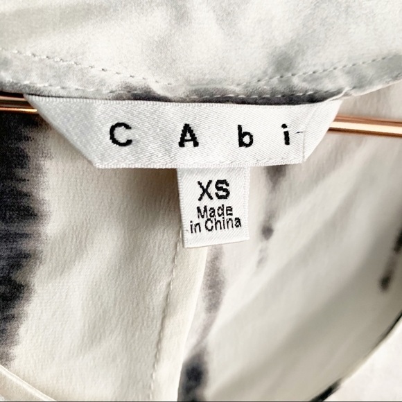 CAbi Tie Dye Silk Cocoon Top - Picture 3 of 7